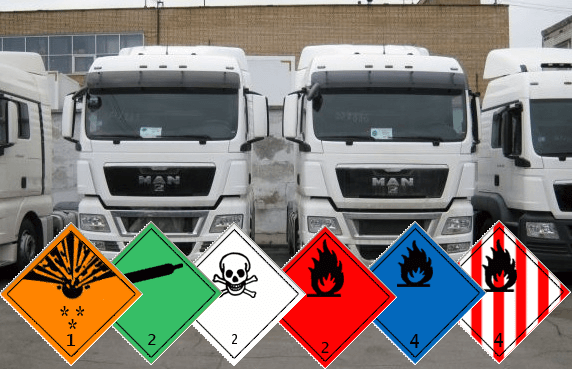 перевозка опасных грузов автомобильным транспортом